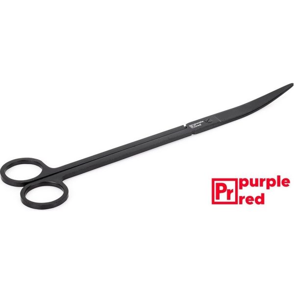 Purple Red Kıvrık Makas Carbon Black 25CM